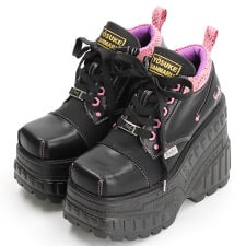 ヨースケ(YOSUKE)の厚底レースアップブーツ