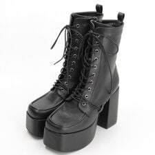 【残りわずか！】厚底レースアップブーツ(YOSUKE POP&CULTURE)