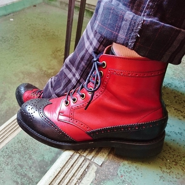 残りわずか！】ウイングチップレザーショートブーツ | ヨースケ(YOSUKE