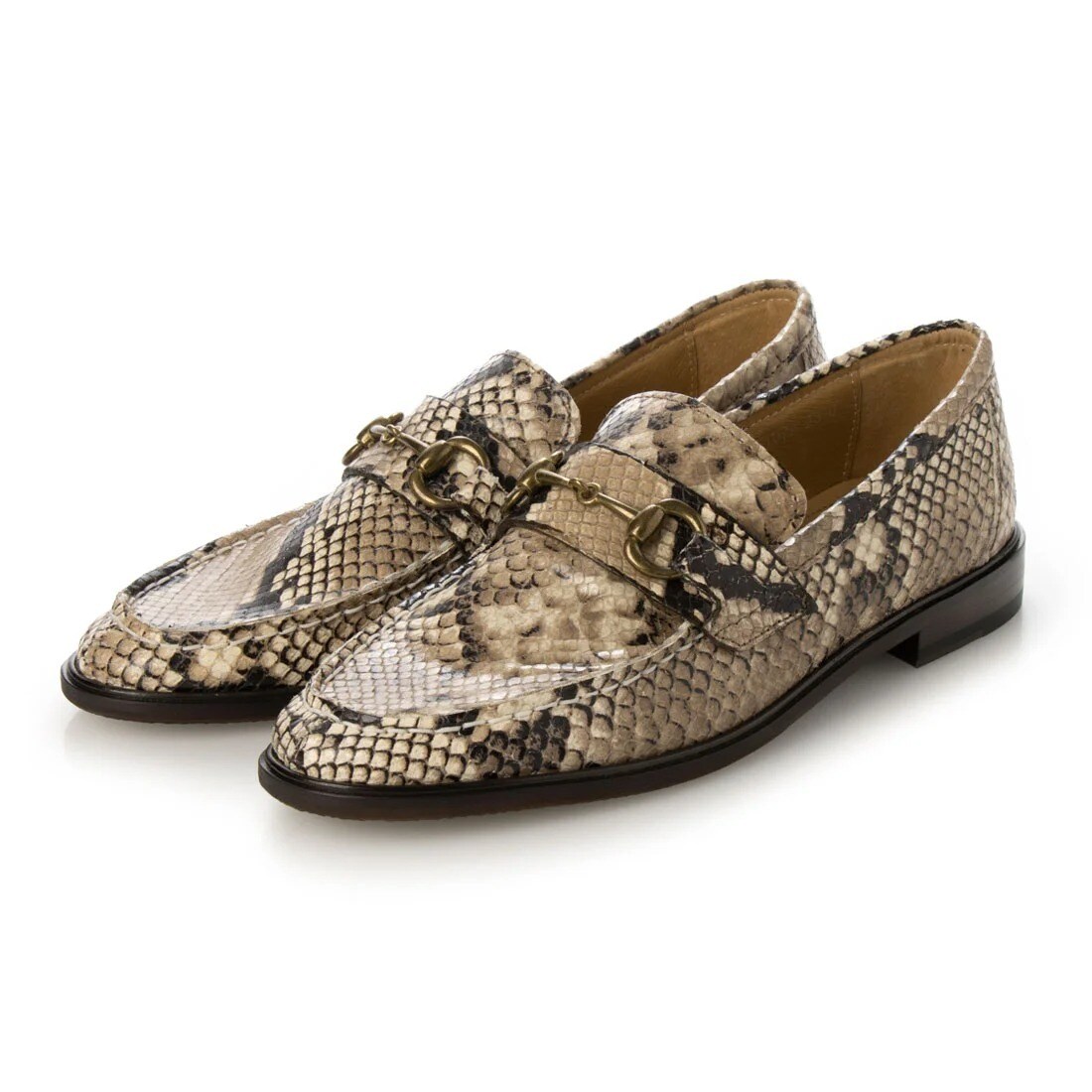 本革】パイソン柄ビットローファー | サヤ(SAYA) | マルイウェブチャネル