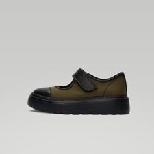 25秋冬新作4.5cm厚底メリージェーンスニーカー