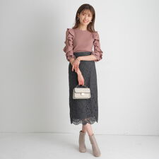 カラーコードレースタイトスカート | 21332630 | ファッション通販 マルイウェブチャネル