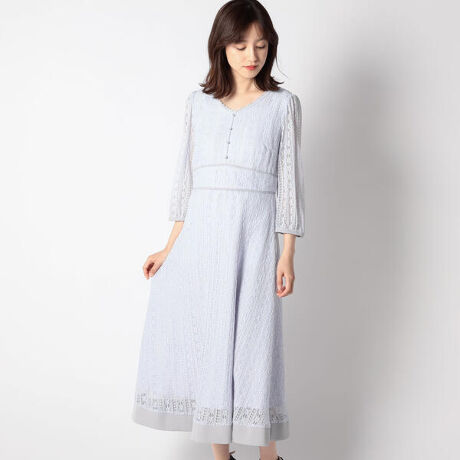 胸下切り替えレースワンピース ミッシュマッシュ Misch Masch ファッション通販 マルイウェブチャネル