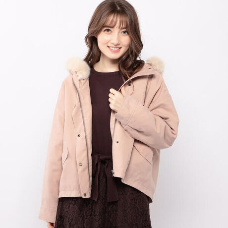 ファー付ショートモッズコート | ミッシュマッシュ(MISCH MASCH 