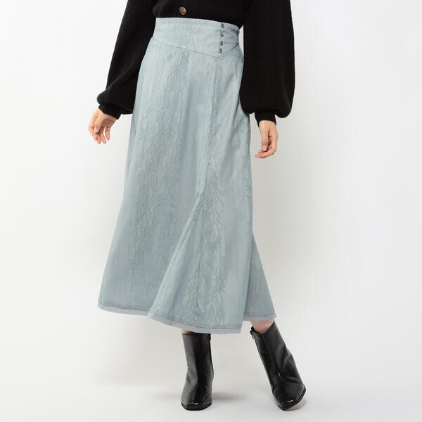 MISCH MASCH❤︎ウエストボタンレーススカート MISCH MASCH♡大人可愛いウエストボタンレーススカート - メルカリ