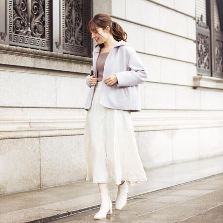 カットメルトンショートコート | ミッシュマッシュ(MISCH MASCH  