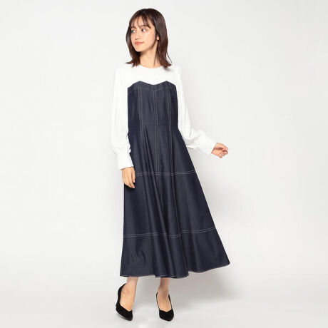 長袖ビスチェワンピース ミッシュマッシュ Misch Masch ファッション通販 マルイウェブチャネル
