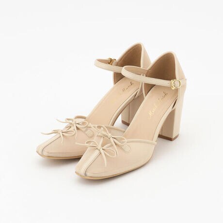 ダブルリボンシアーパンプス 美人百花４月号掲載 ミッシュマッシュ Misch Masch ファッション通販 マルイウェブチャネル