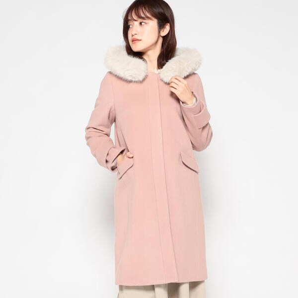 3wayフードファーコート | ミッシュマッシュ(MISCH MASCH