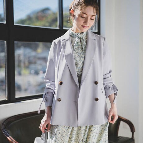 袖リボンテーラードジャケット ミッシュマッシュ Misch Masch ファッション通販 マルイウェブチャネル