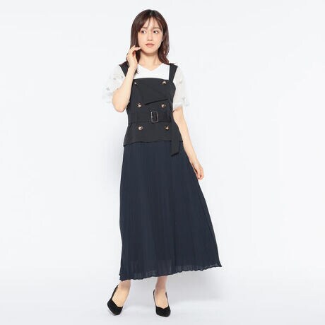 トレンチ風コンビワンピース ミッシュマッシュ Misch Masch ファッション通販 マルイウェブチャネル