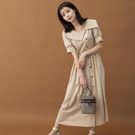 アシンメトリーカラーワンピース ミッシュマッシュ Misch Masch ファッション通販 マルイウェブチャネル