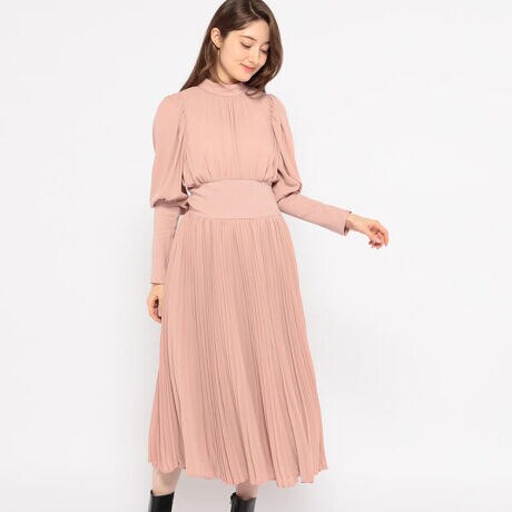 ウエストリブプリーツワンピース | ミッシュマッシュ(MISCH MASCH 