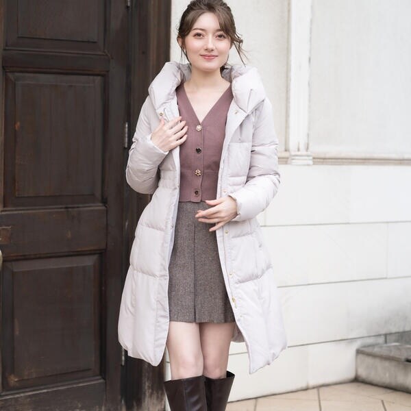 ショールカラーロングダウン | ミッシュマッシュ(MISCH MASCH ショールカラーロングダウン | ミッシュマッシュ(MISCH MASCH