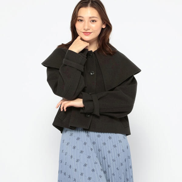 ビッグカラーショートコート/MM248506 | ミッシュマッシュ(MISCH MASCH