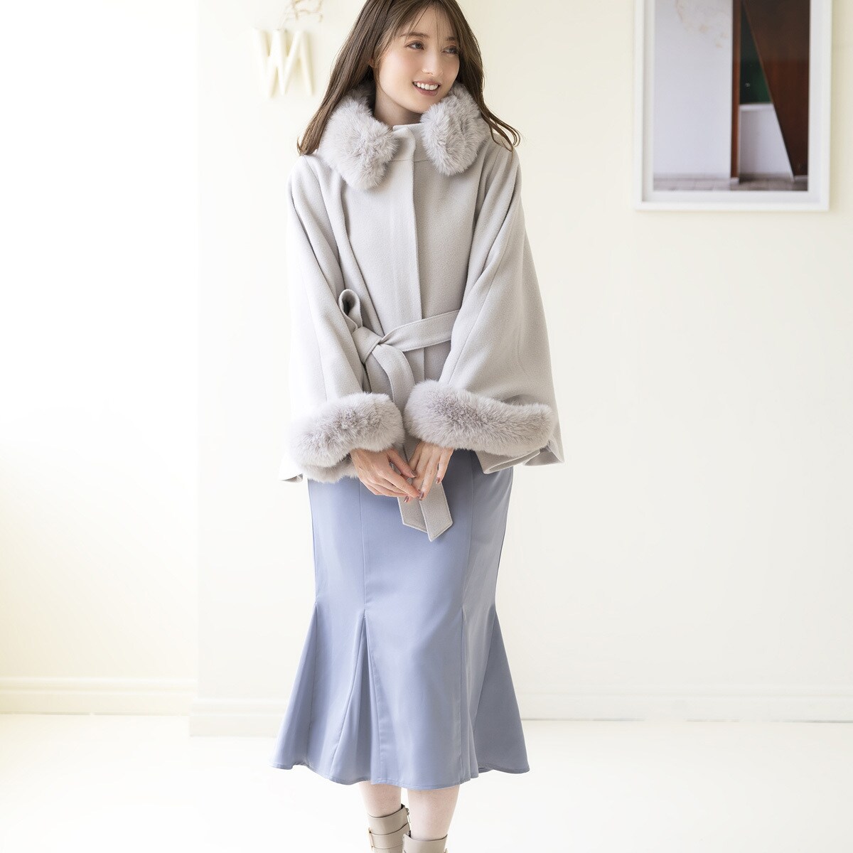 美品✨ミッシュマッシュ❤️ポンチョ 大人気】2024年度ミッシュ