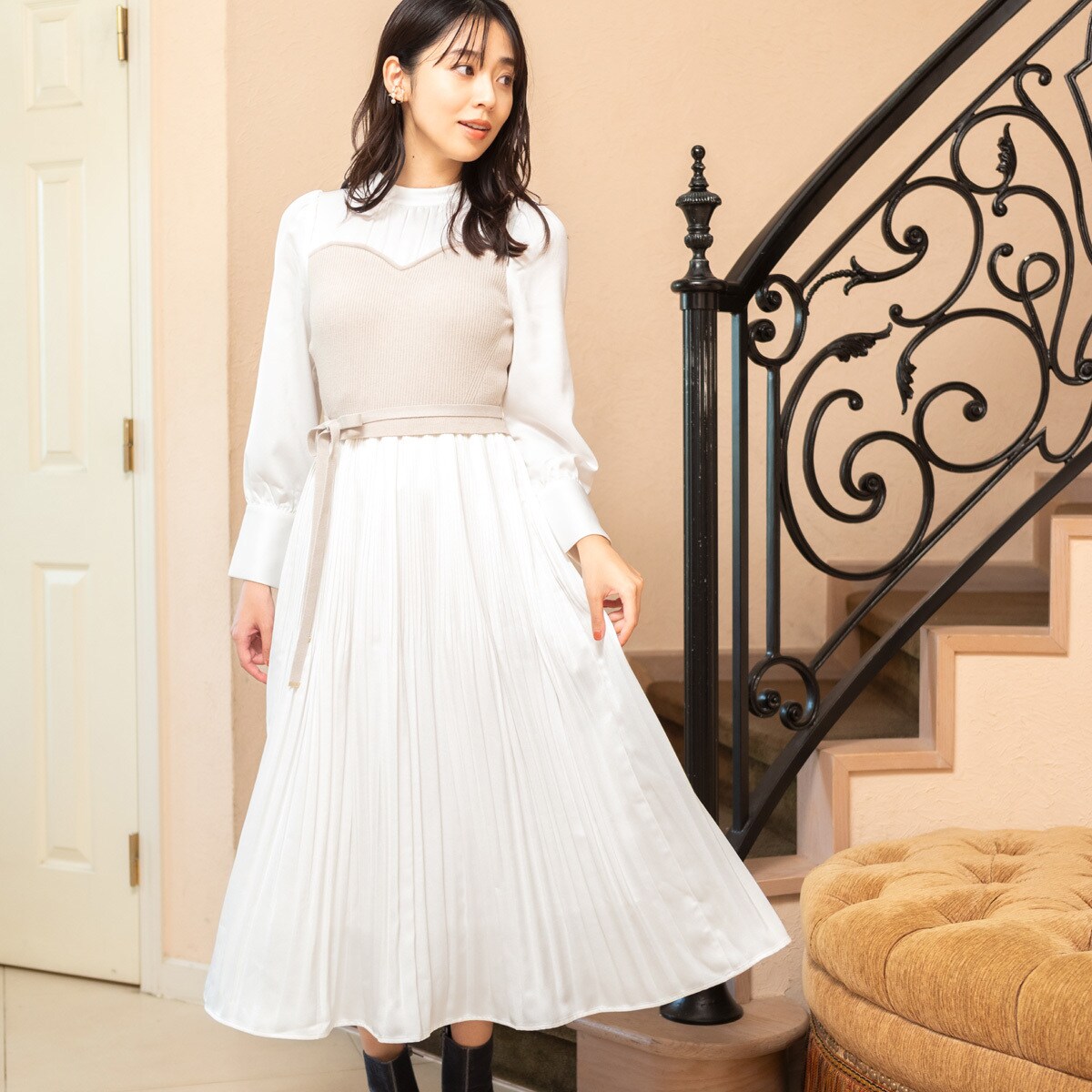 ビスチェドッキングワンピース/MM347414 | ミッシュマッシュ(MISCH
