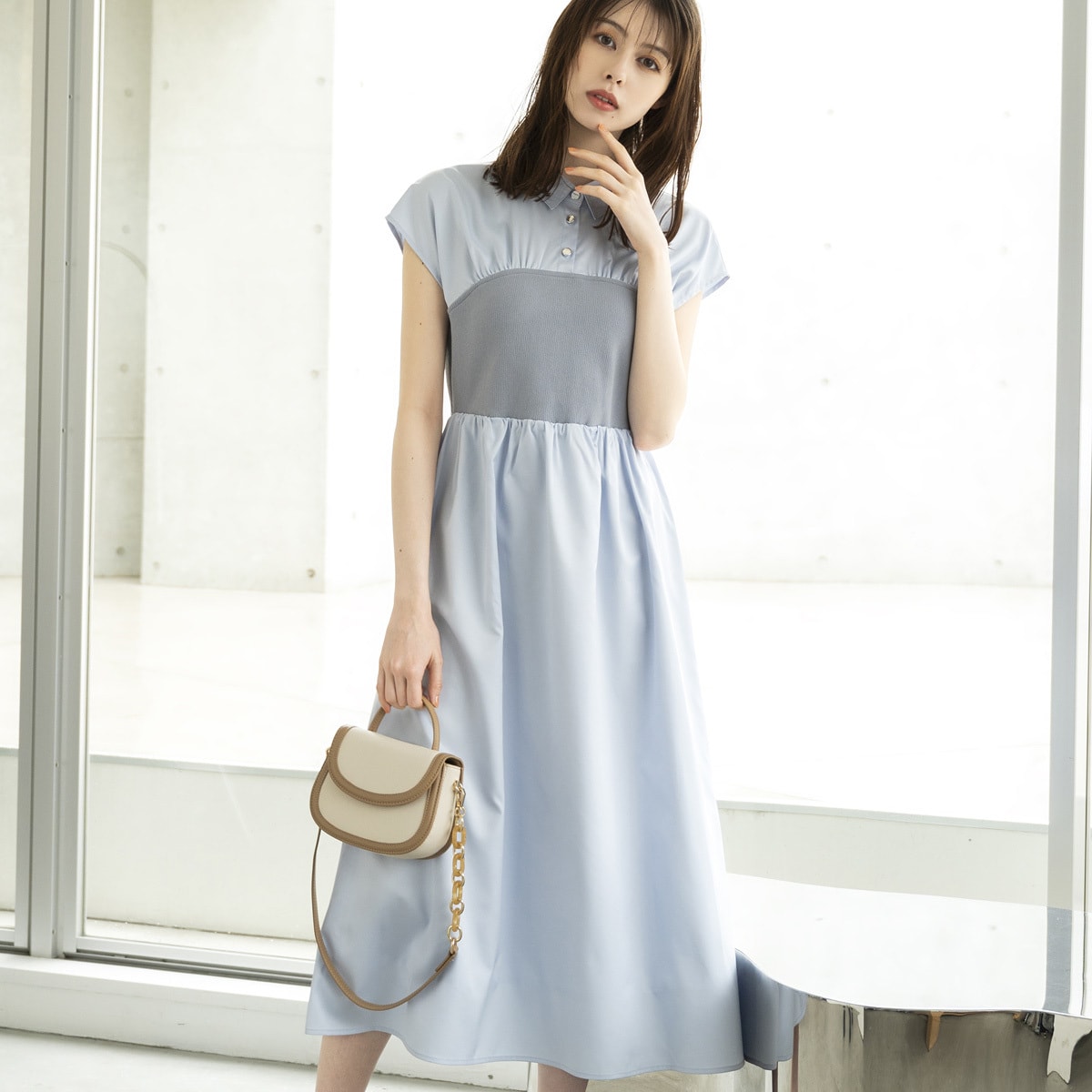 24春夏新作】ビスチェワンピース/MM427409 | ミッシュマッシュ