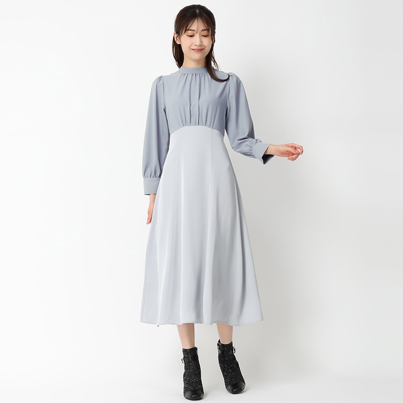 秋冬新作】配色長袖シャツワンピース/MM447423 | ミッシュマッシュ