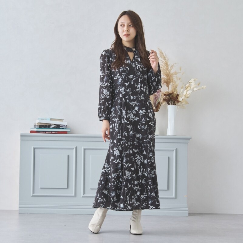 ワンピース M 秋冬新作】チドリチェックリボンワンピース/MM437404 | ミッシュ