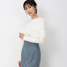 ミッシュマッシュ(MISCH MASCH)の【秋冬新作】バリエーションラッフル2wayニット/MM448313