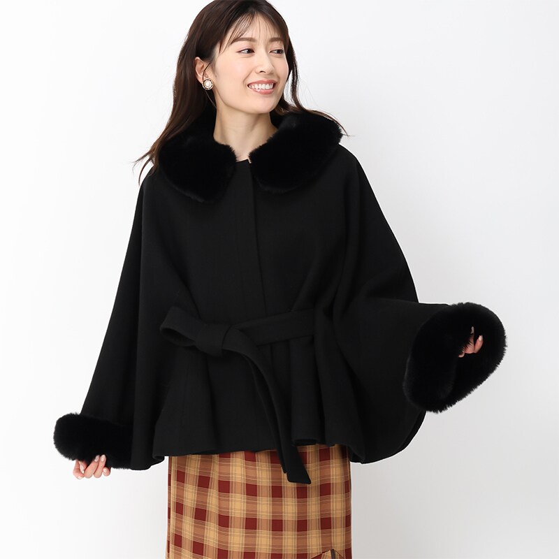 今季新品未使用タグ付ミッシュマッシュポンチョコート ミッシュマッシュ MISCH MASCH □2024秋冬新作□ポンチョコート