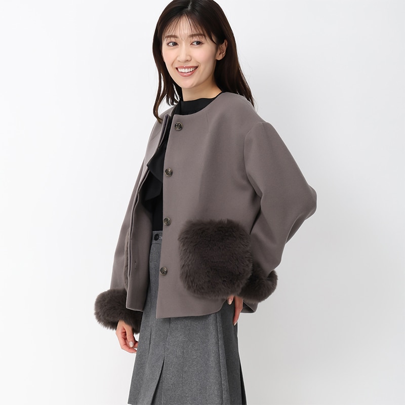 大人の愛されコート。ポンチョコート/MM448601 | ミッシュ