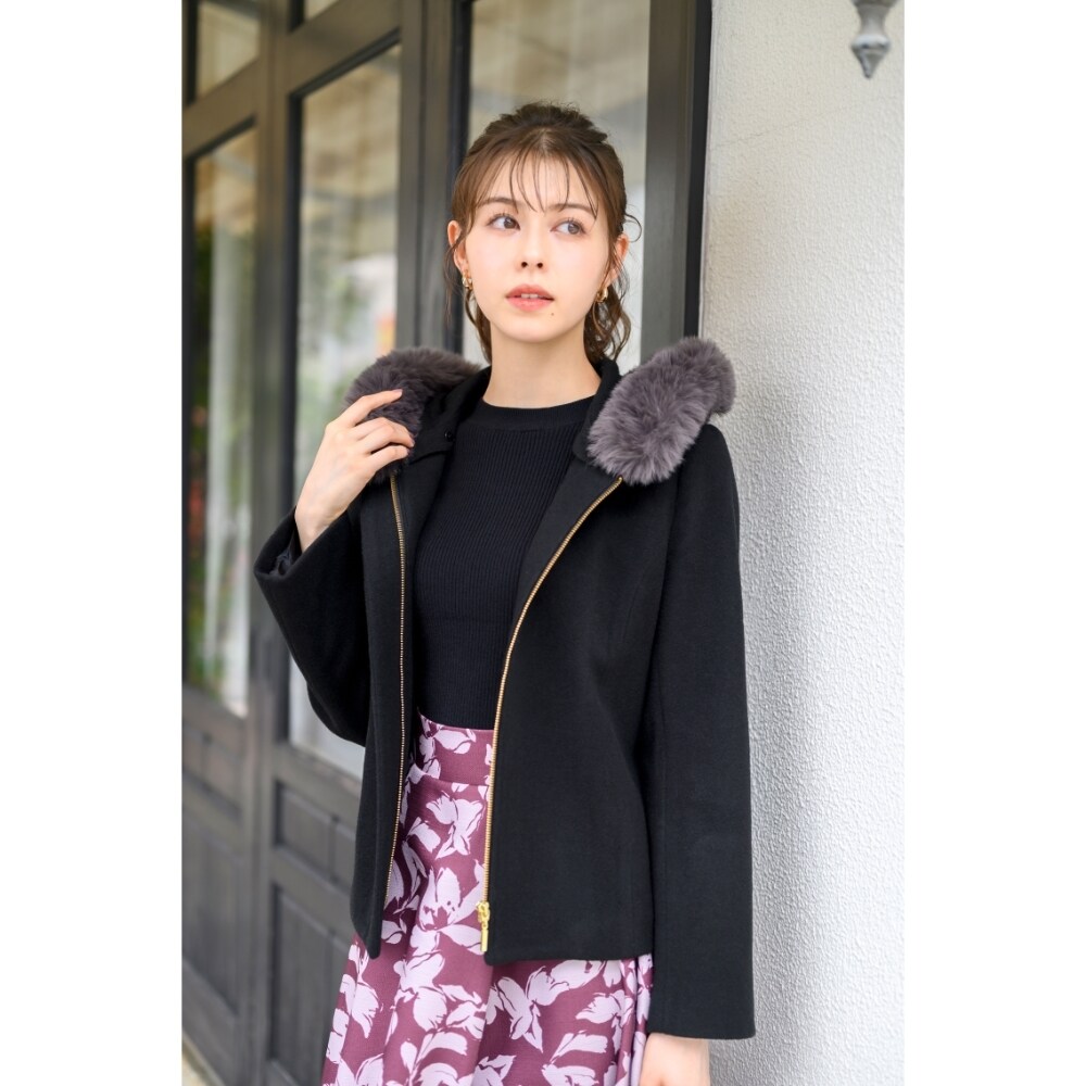 MAX MARA the cube ファー フードトリム S MAX MAR - メルカリ
