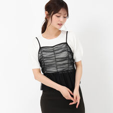 25春夏新作 チュールキャミ