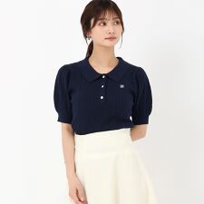 ミッシュマッシュ(MISCH MASCH)の25春夏新作 ケーブル刺繍ポロニット