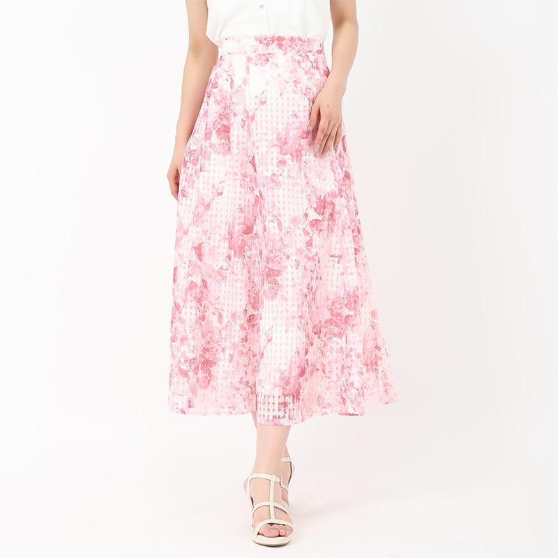 25年ss 新作 未使用 ミックスフラワーレーススカート 25年ss 新作 未使用 ミックスフラワーレーススカート