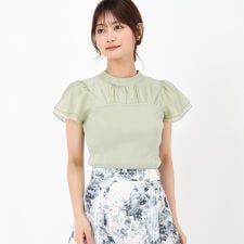 ミッシュマッシュ(MISCH MASCH)の2025春夏新作 フレア袖ビスチェニット