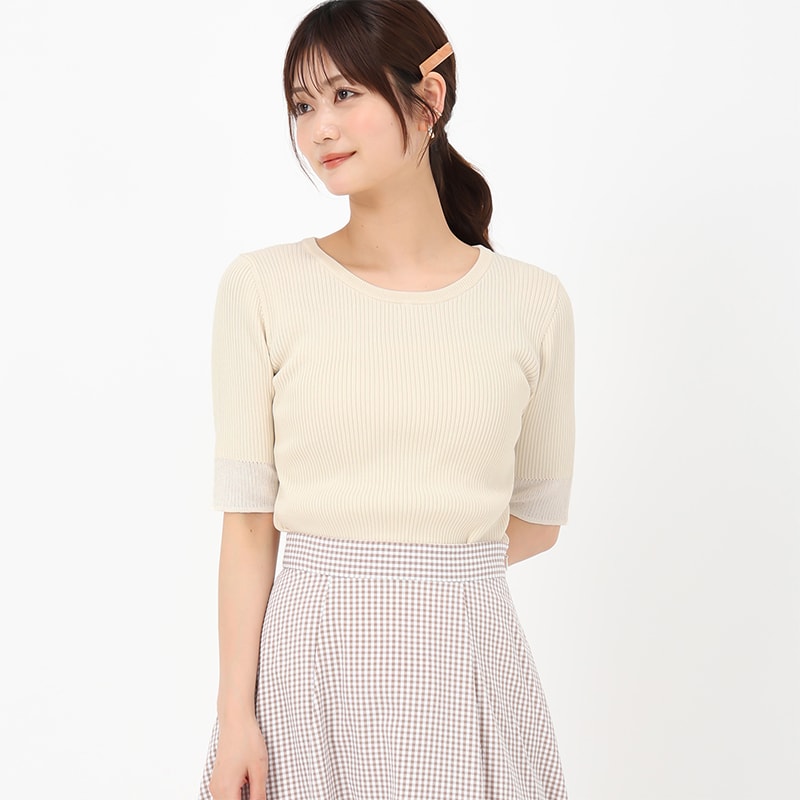 新品⭐︎バレエ　シアーニット　グレイッシュローズ 니사라트 SHOP