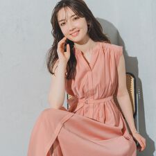2025春夏新作 シアーカラーフレンチシャツワンピース | ミッシュ 