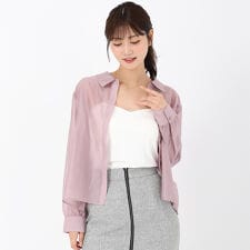 2025秋冬新作 バックリボンシアーシャツ