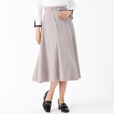 ミッシュマッシュ(MISCH MASCH)の揺れるたびに華やぐ、レディな美シルエット　2025秋冬新作 ベルト付きフレアスカート