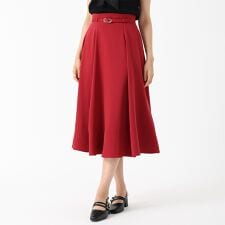 ミッシュマッシュ(MISCH MASCH)の揺れるたびに華やぐ、レディな美シルエット　2025秋冬新作 ベルト付きフレアスカート