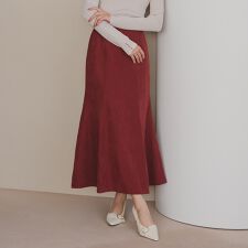 2025秋冬新作 ピーチサテンマーメイドスカート