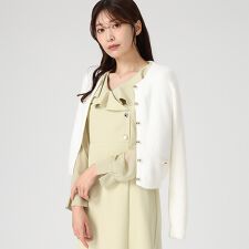 2025秋冬新作 シャギーニットカーディガン