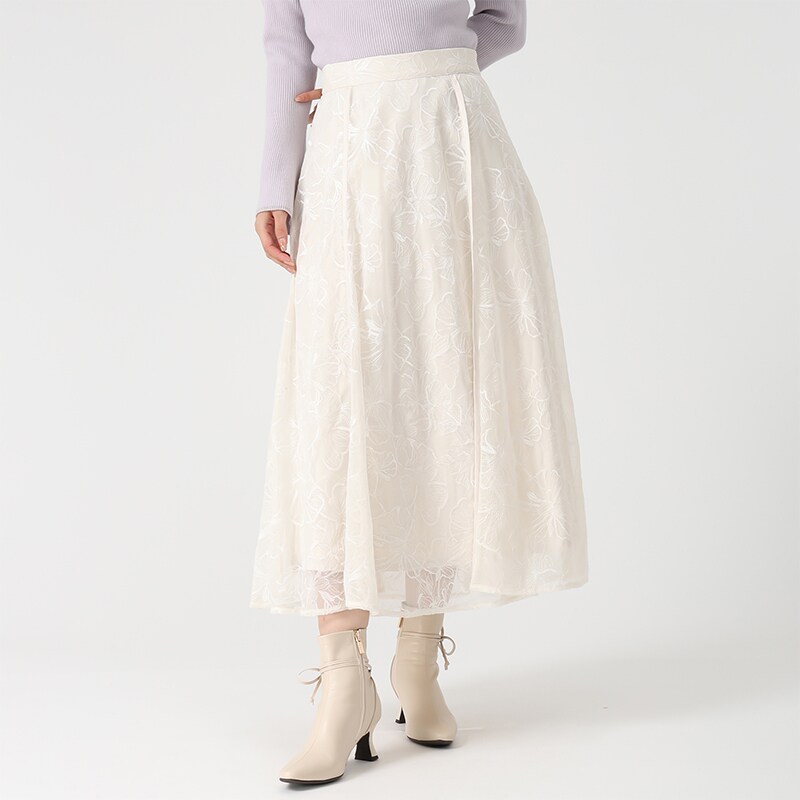 2025秋冬新作 ツイードチェックタイトスカート | ミッシュマッシュ