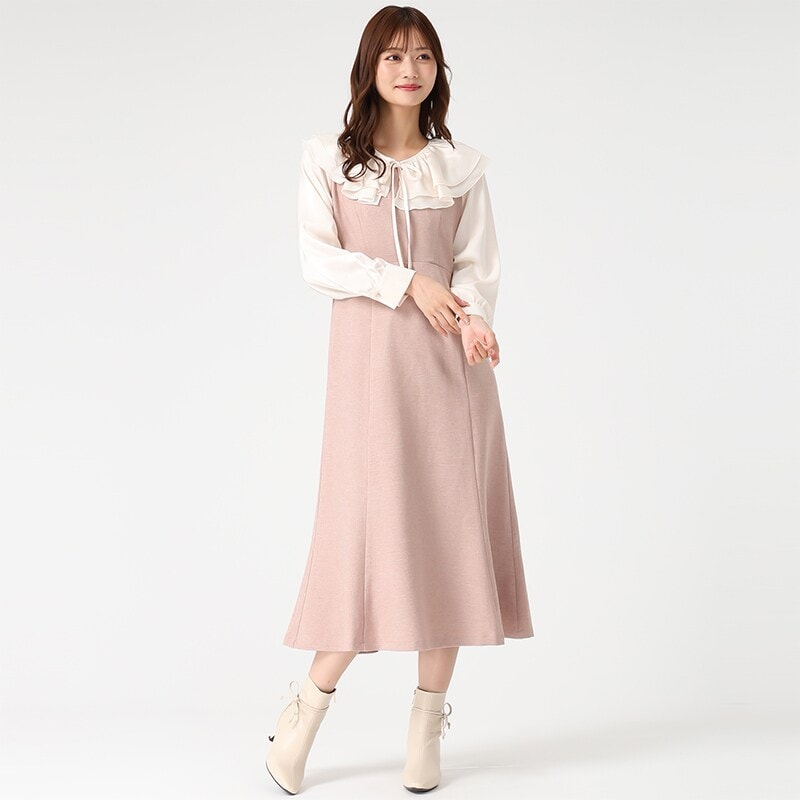 2025春夏新作 パフスリーブポケットシャツワンピース | ミッシュ