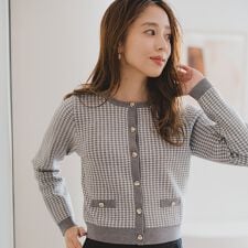 ミッシュマッシュ(MISCH MASCH)の2025秋冬新作 アソートジャガードカーディガン