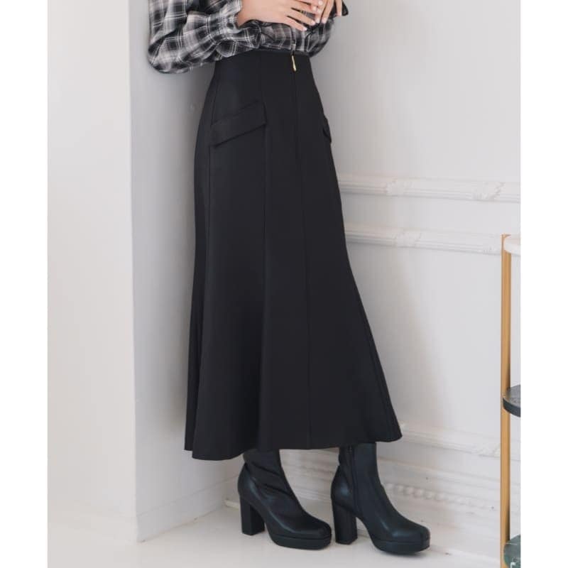 2025秋冬新作 ラッフル裾シアースカート | ミッシュマッシュ(MISCH