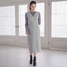 2025秋冬新作 ツイードラップジャンスカ