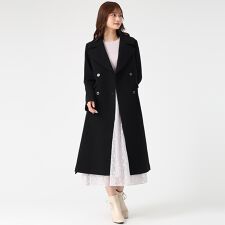 2025秋冬新作 ダブルボタンAラインコート