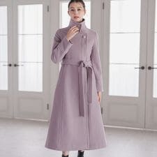 ミッシュマッシュ(MISCH MASCH)の2025秋冬新作 ブローチ付きスタンドカラー3wayコート