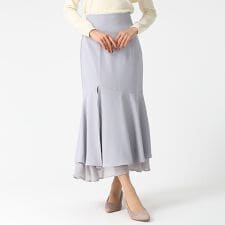 2026春夏新作 裾シアーマーメイドスカート