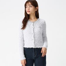 2026春夏新作 ミックステープツイードニットジャケット