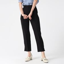 2026春夏新作 裾パールストレートパンツ