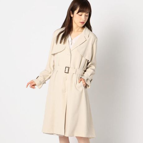 WEB限定】バックプリーツトレンチコート | ミッシュマッシュ(MISCH  
